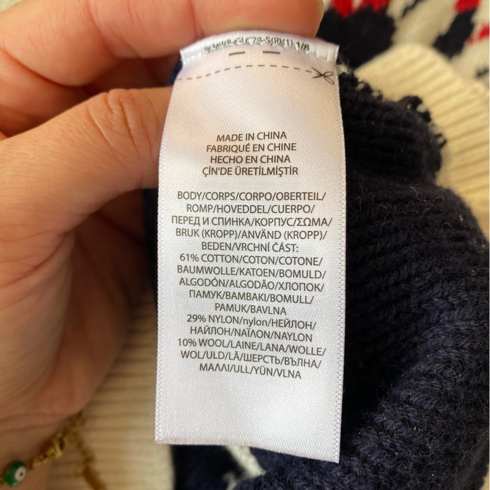 Polo Ralph Lauren Ski Print Sweater – Kids/Boys 14-16, Fits Women’s S/M - Picture 11 of 11